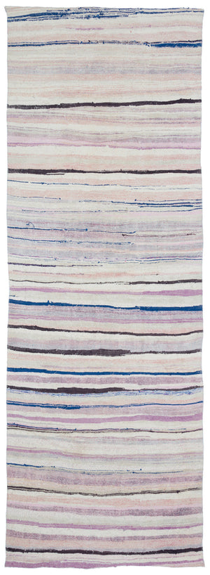 Chaput Over Dyed Kilim Rug 4'4'' x 12'2'' ft 133 x 372 cm