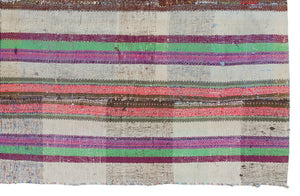 Chaput Over Dyed Kilim Rug 4'4'' x 6'9'' ft 132 x 206 cm