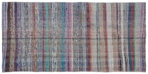 Chaput Over Dyed Kilim Rug 4'6'' x 9'3'' ft 138 x 283 cm