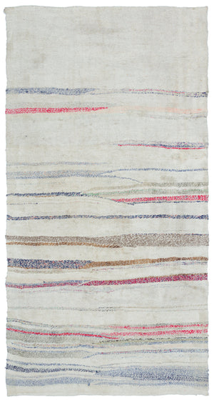 Chaput Over Dyed Kilim Rug 4'10'' x 9'4'' ft 147 x 285 cm