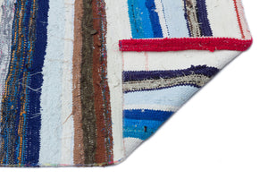 Chaput Over Dyed Kilim Rug 4'4'' x 12'2'' ft 131 x 372 cm