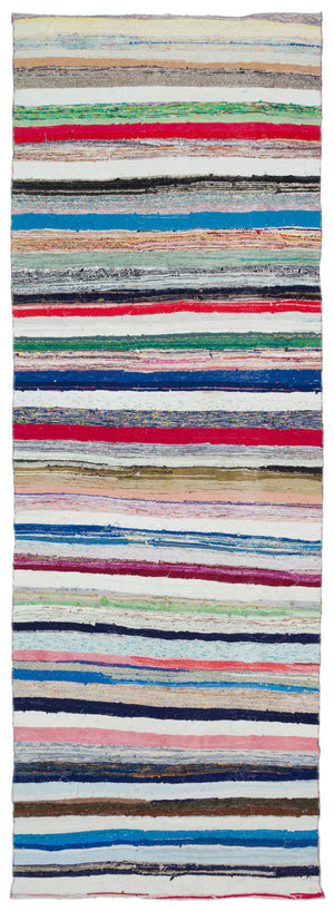 Chaput Over Dyed Kilim Rug 4'4'' x 12'2'' ft 131 x 372 cm