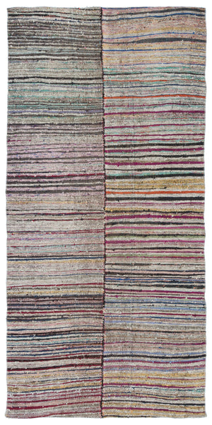 Chaput Over Dyed Kilim Rug 4'0'' x 8'5'' ft 123 x 256 cm