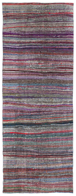 Chaput Over Dyed Kilim Rug 4'7'' x 12'0'' ft 140 x 366 cm