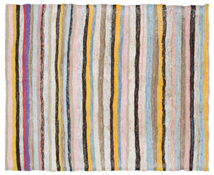 Chaput Over Dyed Kilim Rug 4'6'' x 5'7'' ft 138 x 170 cm