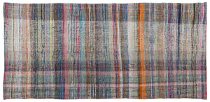Chaput Over Dyed Kilim Rug 4'11'' x 10'4'' ft 151 x 316 cm