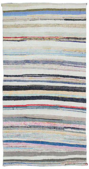 Chaput Over Dyed Kilim Rug 5'3'' x 10'0'' ft 160 x 306 cm