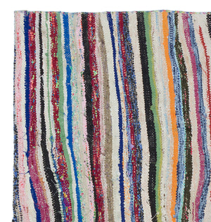 Chaput Over Dyed Kilim Rug 4'11'' x 4'7'' ft 151 x 140 cm