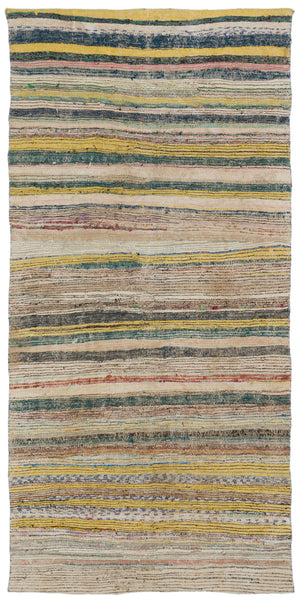 Chaput Over Dyed Kilim Rug 4'4'' x 8'11'' ft 133 x 271 cm