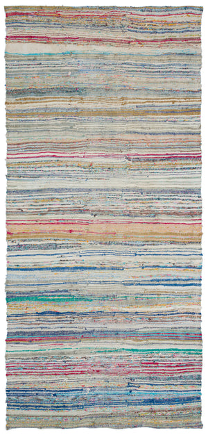 Chaput Over Dyed Kilim Rug 4'11'' x 10'7'' ft 150 x 322 cm