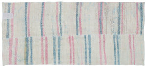 Chaput Over Dyed Kilim Rug 3'8'' x 8'5'' ft 111 x 257 cm