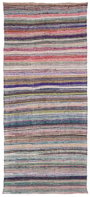 Chaput Over Dyed Kilim Rug 5'1'' x 11'10'' ft 156 x 360 cm