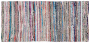 Chaput Over Dyed Kilim Rug 4'6'' x 9'9'' ft 137 x 297 cm