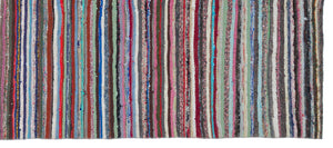 Chaput Over Dyed Kilim Rug 4'8'' x 11'2'' ft 142 x 341 cm