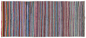 Chaput Over Dyed Kilim Rug 4'8'' x 11'2'' ft 142 x 341 cm