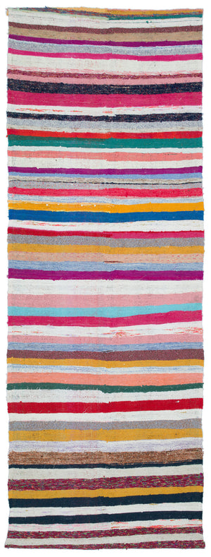Chaput Over Dyed Kilim Rug 4'3'' x 11'5'' ft 130 x 348 cm