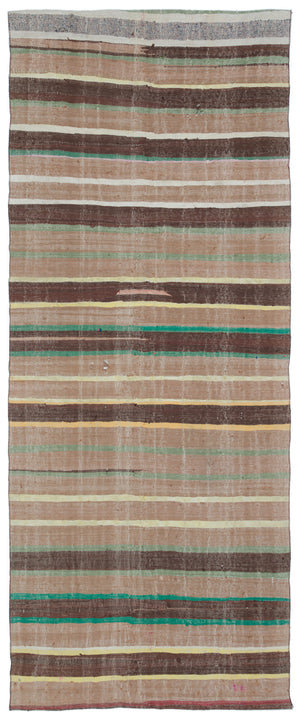 Chaput Over Dyed Kilim Rug 4'9'' x 11'7'' ft 144 x 353 cm
