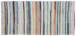 Chaput Over Dyed Kilim Rug 5'3'' x 11'8'' ft 161 x 355 cm