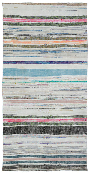 Chaput Over Dyed Kilim Rug 4'10'' x 9'8'' ft 148 x 294 cm