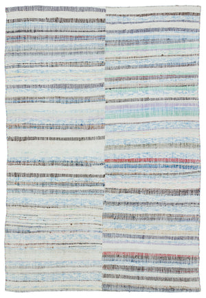 Chaput Over Dyed Kilim Rug 5'2'' x 7'7'' ft 157 x 232 cm