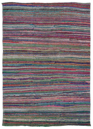 Chaput Over Dyed Kilim Rug 5'7'' x 7'8'' ft 170 x 233 cm