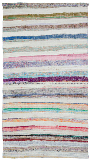 Chaput Over Dyed Kilim Rug 5'3'' x 9'5'' ft 160 x 286 cm