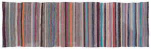 Chaput Over Dyed Kilim Rug 2'5'' x 8'1'' ft 74 x 246 cm
