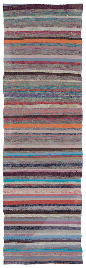 Chaput Over Dyed Kilim Rug 2'5'' x 8'1'' ft 74 x 246 cm