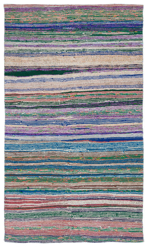 Chaput Over Dyed Kilim Rug 4'7'' x 7'11'' ft 140 x 242 cm
