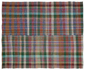 Chaput Over Dyed Kilim Rug 7'9'' x 9'3'' ft 237 x 282 cm