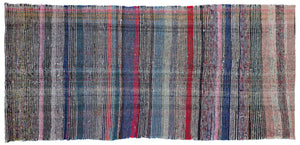Chaput Over Dyed Kilim Rug 4'11'' x 10'3'' ft 149 x 313 cm