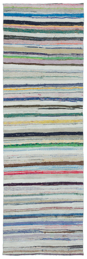 Chaput Over Dyed Kilim Rug 4'4'' x 12'12'' ft 131 x 396 cm