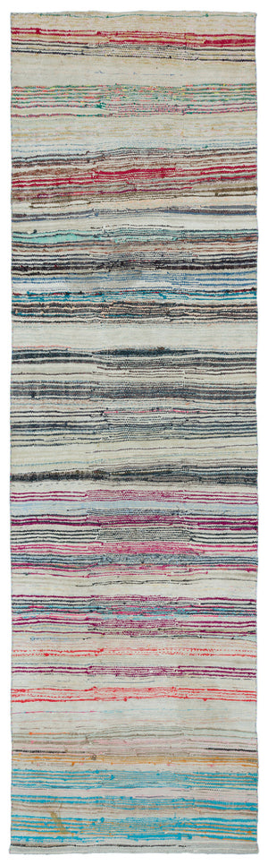 Chaput Over Dyed Kilim Rug 3'11'' x 13'10'' ft 119 x 421 cm