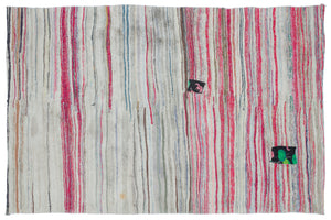 Chaput Over Dyed Kilim Rug 5'1'' x 7'9'' ft 155 x 235 cm