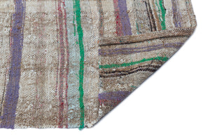 Chaput Over Dyed Kilim Rug 3'7'' x 7'11'' ft 110 x 242 cm