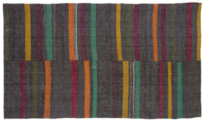 Chaput Over Dyed Kilim Rug 4'11'' x 8'3'' ft 150 x 252 cm