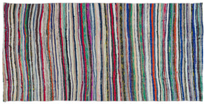 Chaput Over Dyed Kilim Rug 4'11'' x 9'12'' ft 150 x 304 cm