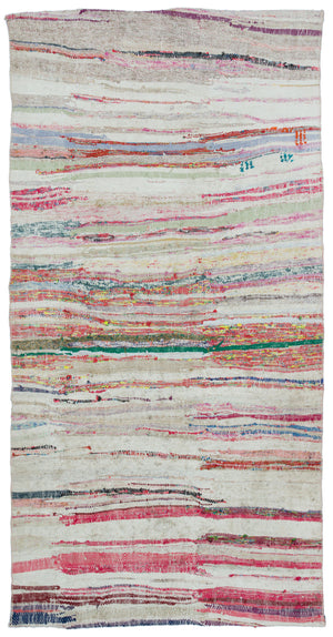 Chaput Over Dyed Kilim Rug 4'3'' x 8'2'' ft 130 x 250 cm