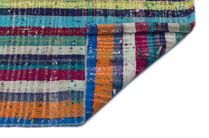 Chaput Over Dyed Kilim Rug 3'1'' x 10'5'' ft 93 x 317 cm