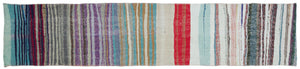 Chaput Over Dyed Kilim Rug 2'7'' x 12'10'' ft 80 x 390 cm