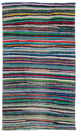 Chaput Over Dyed Kilim Rug 4'10'' x 8'5'' ft 148 x 256 cm