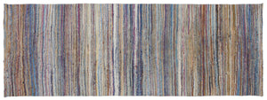 Chaput Over Dyed Kilim Rug 4'4'' x 12'8'' ft 133 x 387 cm