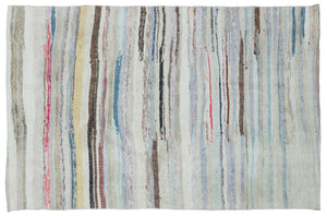 Chaput Over Dyed Kilim Rug 4'4'' x 6'8'' ft 132 x 203 cm