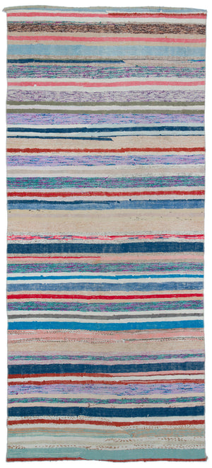Chaput Over Dyed Kilim Rug 4'5'' x 10'0'' ft 135 x 305 cm