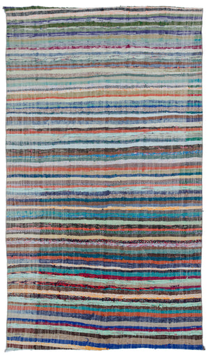 Chaput Over Dyed Kilim Rug 4'11'' x 8'5'' ft 150 x 257 cm
