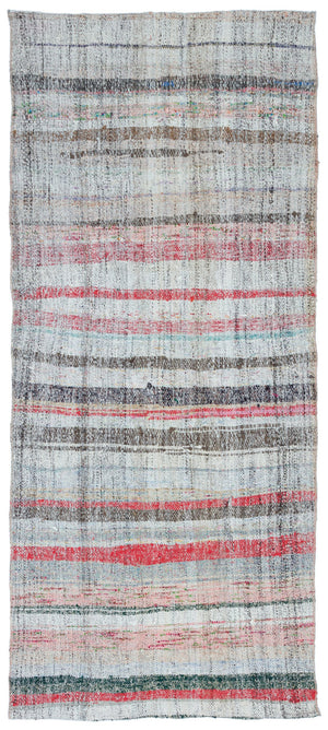 Chaput Over Dyed Kilim Rug 3'6'' x 7'12'' ft 107 x 243 cm