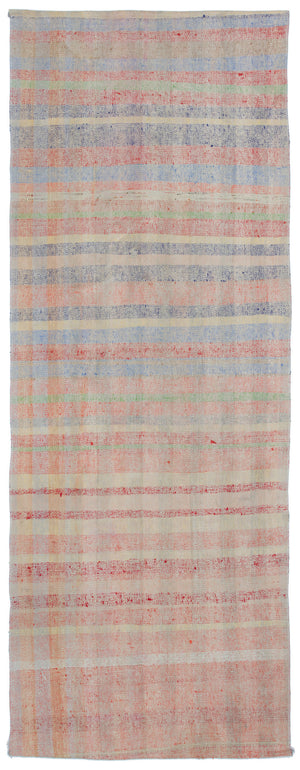 Chaput Over Dyed Kilim Rug 3'6'' x 9'4'' ft 107 x 284 cm