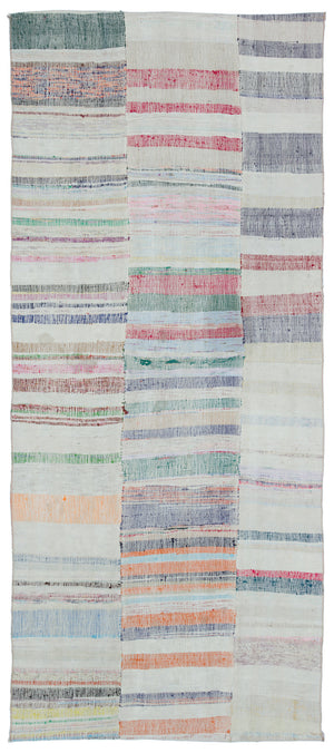 Chaput Over Dyed Kilim Rug 4'0'' x 9'9'' ft 123 x 297 cm