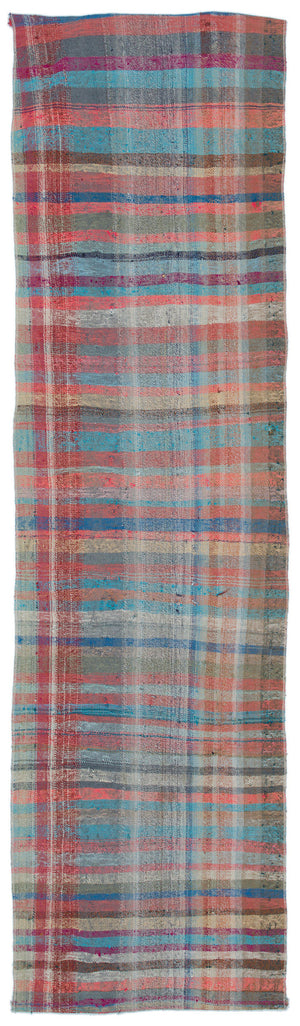 Chaput Over Dyed Kilim Rug 2'9'' x 8'7'' ft 85 x 262 cm