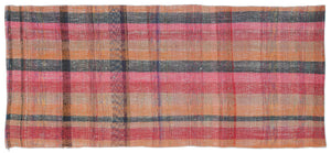 Chaput Over Dyed Kilim Rug 3'3'' x 7'6'' ft 100 x 228 cm